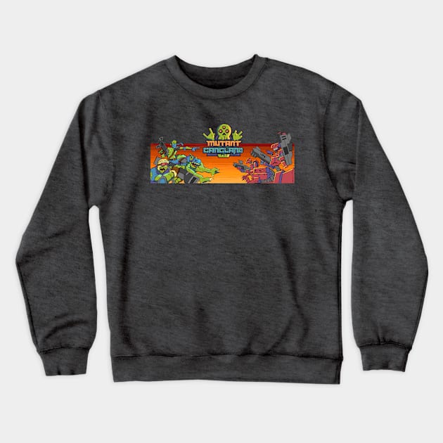 Mutant Gangland Splash Crewneck Sweatshirt by Noppy